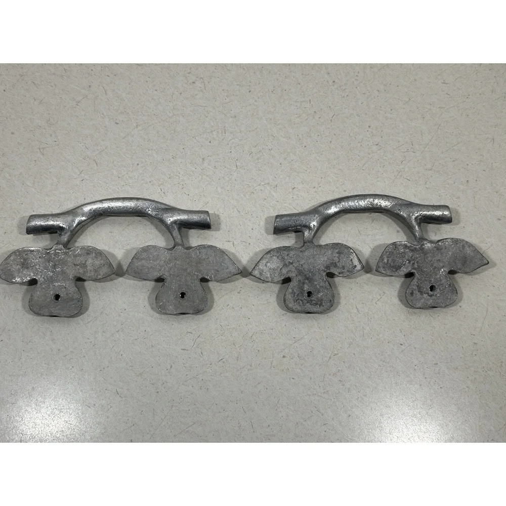 Vintage HTF Rustic Leaf And Vine/ Pear Pull / Handle Hardware Set